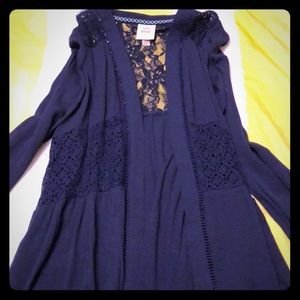 Open long shirt